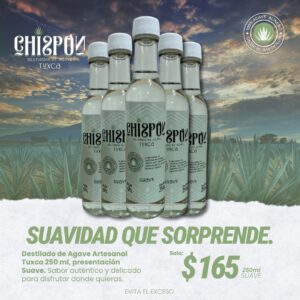 Destilado de Agave Artesanal 250 ml Suave