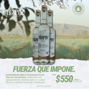 Destilado de Agave Artesanal Tuxca 750 ml °44