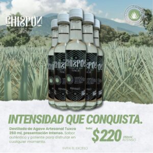Destilado de Agave 250 ml Sabor Auténtico